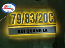 Mẫu Biển Số Nhà Sáng Đèn: Đẹp và Phổ Biến Nhất Trong Năm