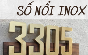 BIỂN SỐ NHÀ SỐ NỔI INOX 