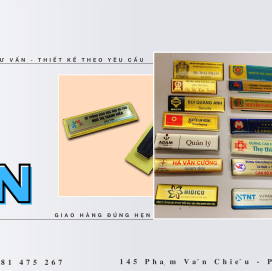 Bảng Tên Nhân Viên Chất Lượng Cao – Giải Pháp Nâng Tầm Hình Ảnh Doanh Nghiệp
