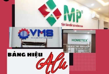 Bảng hiệu Alu – Bền đẹp từng chi tiết