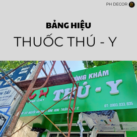 Thi Công Thiết Kế Bảng Hiệu Thuốc/ Phòng khám Thú Y Tại HCM – Chuyên Nghiệp, Uy Tín, Giá Tốt