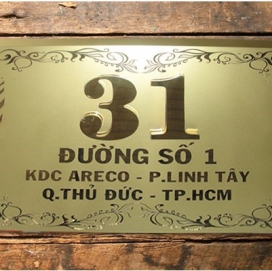 99+ Lợi Ích Khi Làm Biển Số Nhà Bằng Inox Tại Gò Vấp