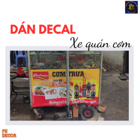 Dán decal xe quán cơm trưa – Giải pháp quảng bá hiệu quả tại Gò Vấp, TP.HCM