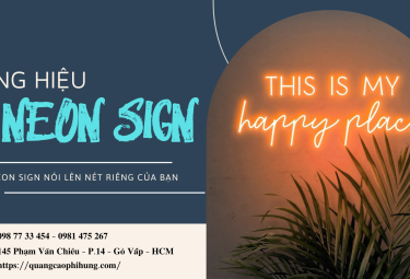 Neon Sign – Dẫn đầu xu hướng ánh sáng quảng cáo