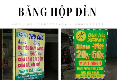 Bảng Quảng Cáo Hộp Đèn – Giải Pháp Truyền Thông Đầy Sức Hút Cho Mọi Doanh Nghiệp