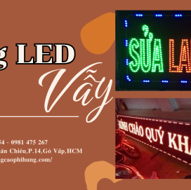 Bảng LED Vẫy – Giải Pháp Quảng Cáo Hiệu Quả Cho Mặt Tiền Cửa Hàng